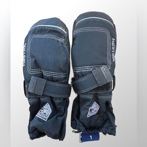 Hestra Black Kids Mittens